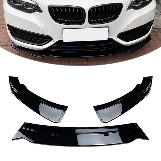 Front Bumper Spoiler Lip FIT for BMW 2 Series F22 220i 225i 228i 2014-2019