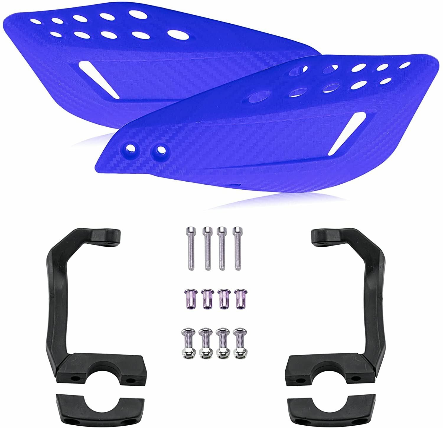 Universal Motorcycle Handguards Dirt Bike Handguards Replacement 7/8 22mm Blue
