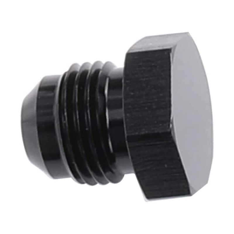 12AN Male Flare Bolt Blanking Plug End Cap Lock Nut Fitting Adapter Hex Black