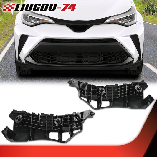 Front bumper support bracket left + right fits 18-22 for Toyota C-HR.
