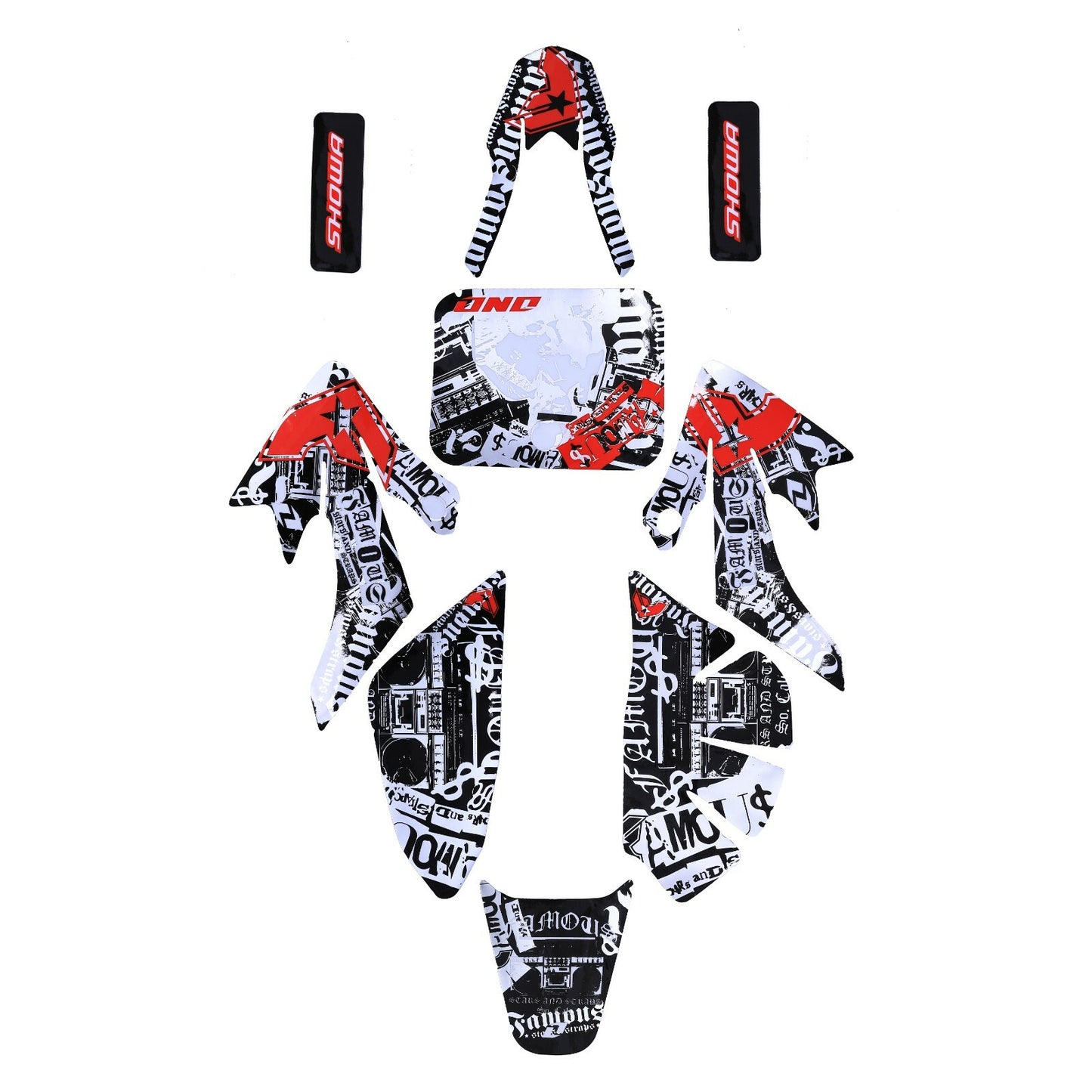 Plastic aerodynamic decal kit vest for seat for CRF50 Pit bike SSR 110cc 125cc - Taodao