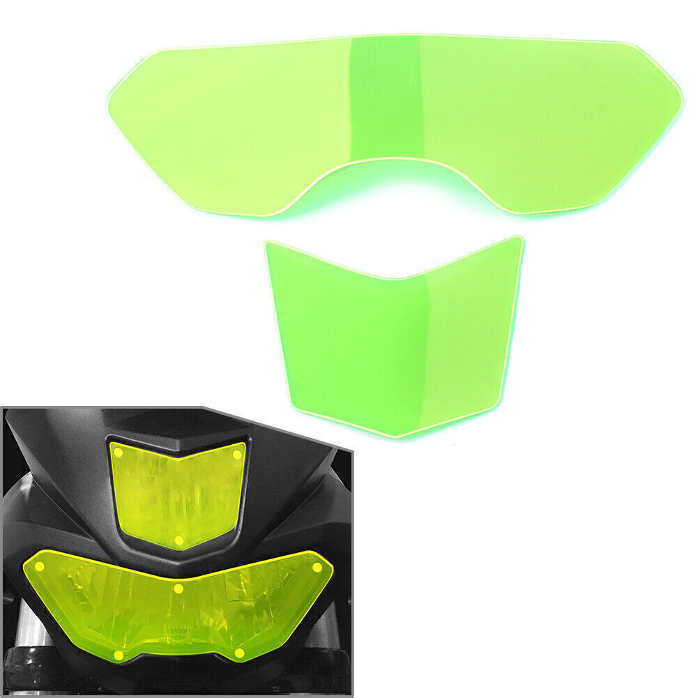 Headlight Guard Shield Screen Lens Cover Fit for YAMAHA MT-15 M-SLAZ 2016-2018 Green