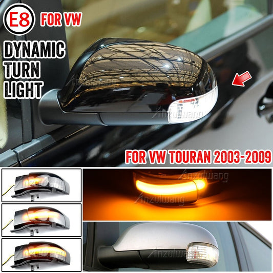 Dynamic Side Turn Signal Light for Volkswagen for VW Touran 2003-2009