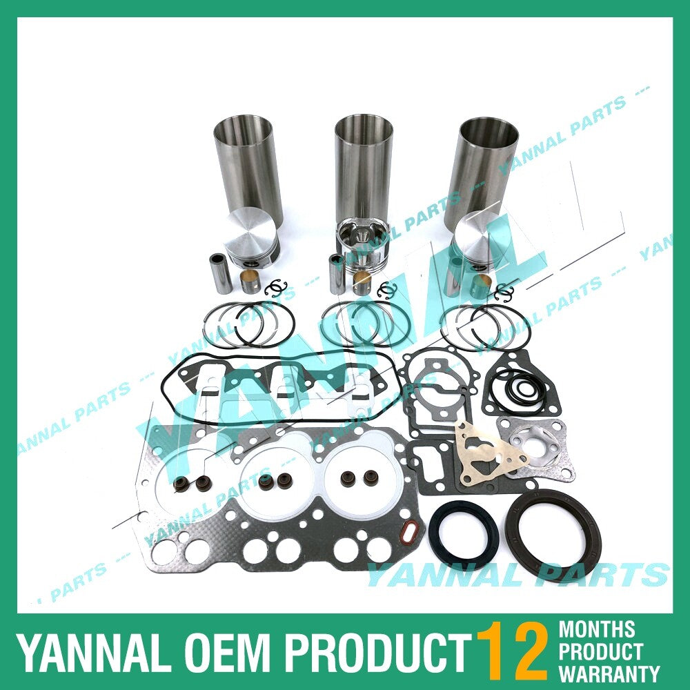 3TNA68 Overhaul and Rebuild Kit with Complete Gaskets for Yanmar Diesel Engines