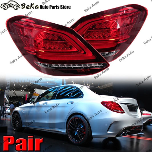 One pair of for Mercedes-Benz C-Class W205 C180 C200 2019/2020 LHRH LED taillights