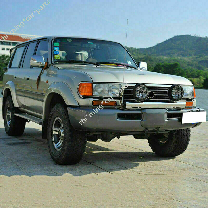 for Toyota for Land Cruiser LC80 FZJ80 92-97 Car Front Bumper Winch Cover Trim Frame