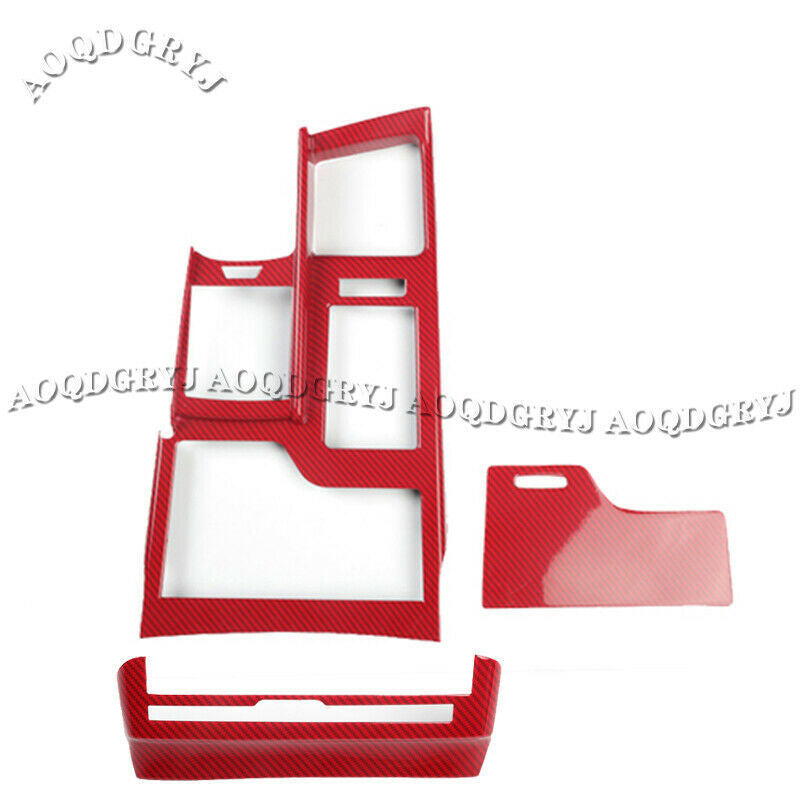for Lexus ES350/300h/250 2019-22 Red Carbon Look Gear Shift Panel Moulding Trim