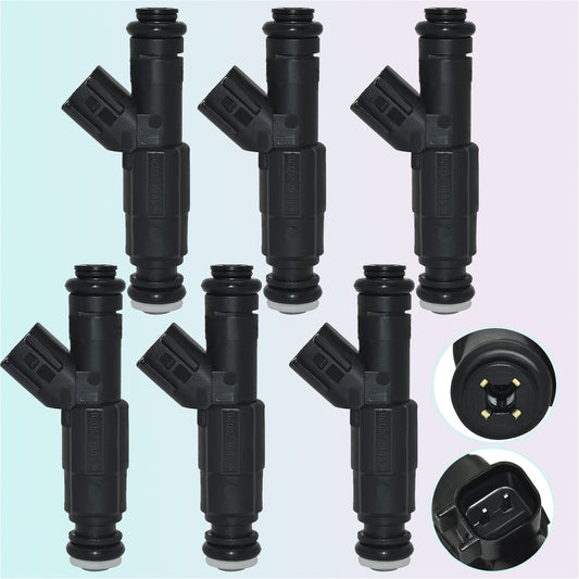 6pcs Fuel Injectors for Jeep Liberty for Dodge Nitro Durango for Ram 1500 Dakota V6 3.7L