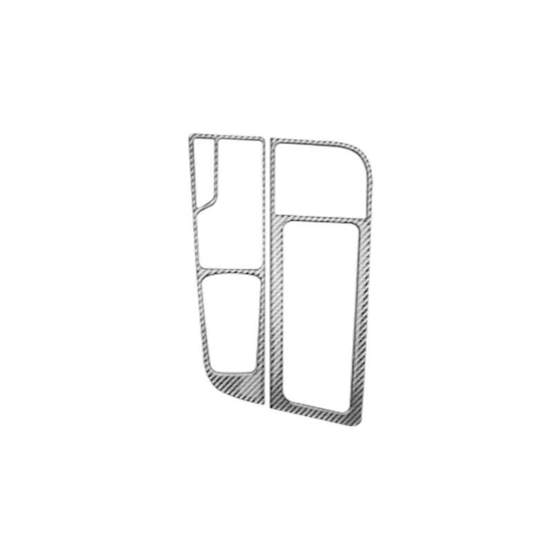 Carbon Fiber Real Console Gear Shift Frame Cover Trim for Hyundai Sonata 2015-17