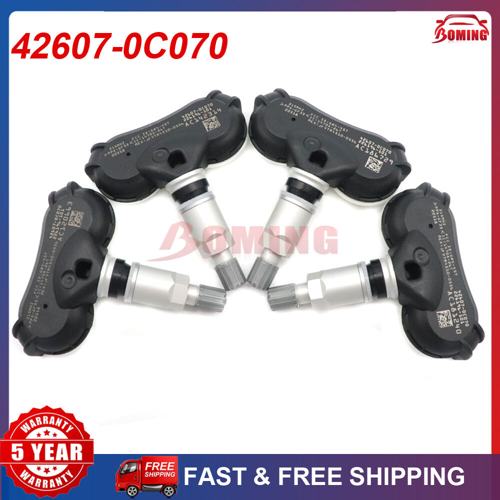 4PCS 42607-0C070 for Toyota Sequoia for Sienna Tundra TPMS TIRE PRESSURE SENSOR