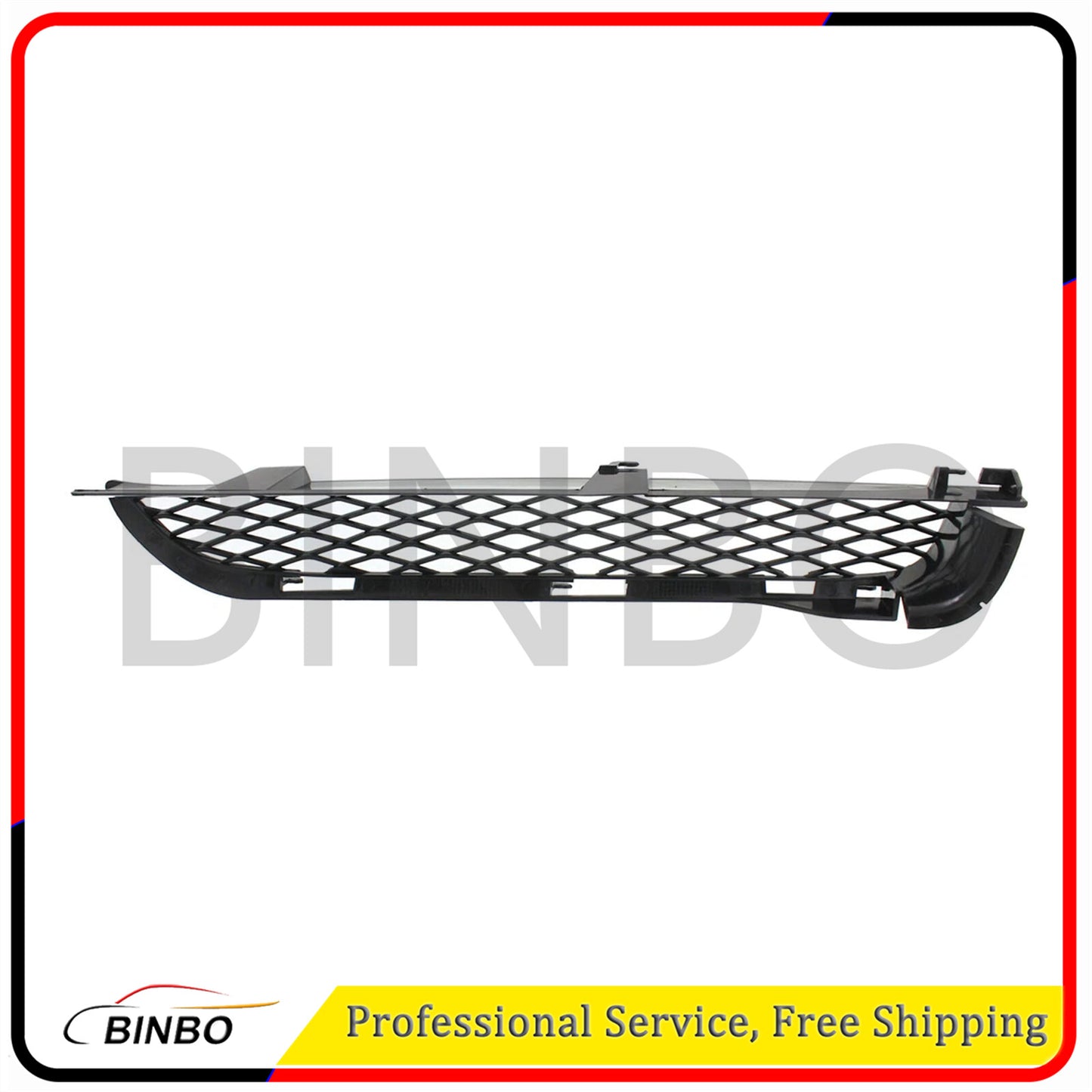 NEW Bumper Grille For 2004-2006 for BMW for X5 Passenger Side Black Plastic