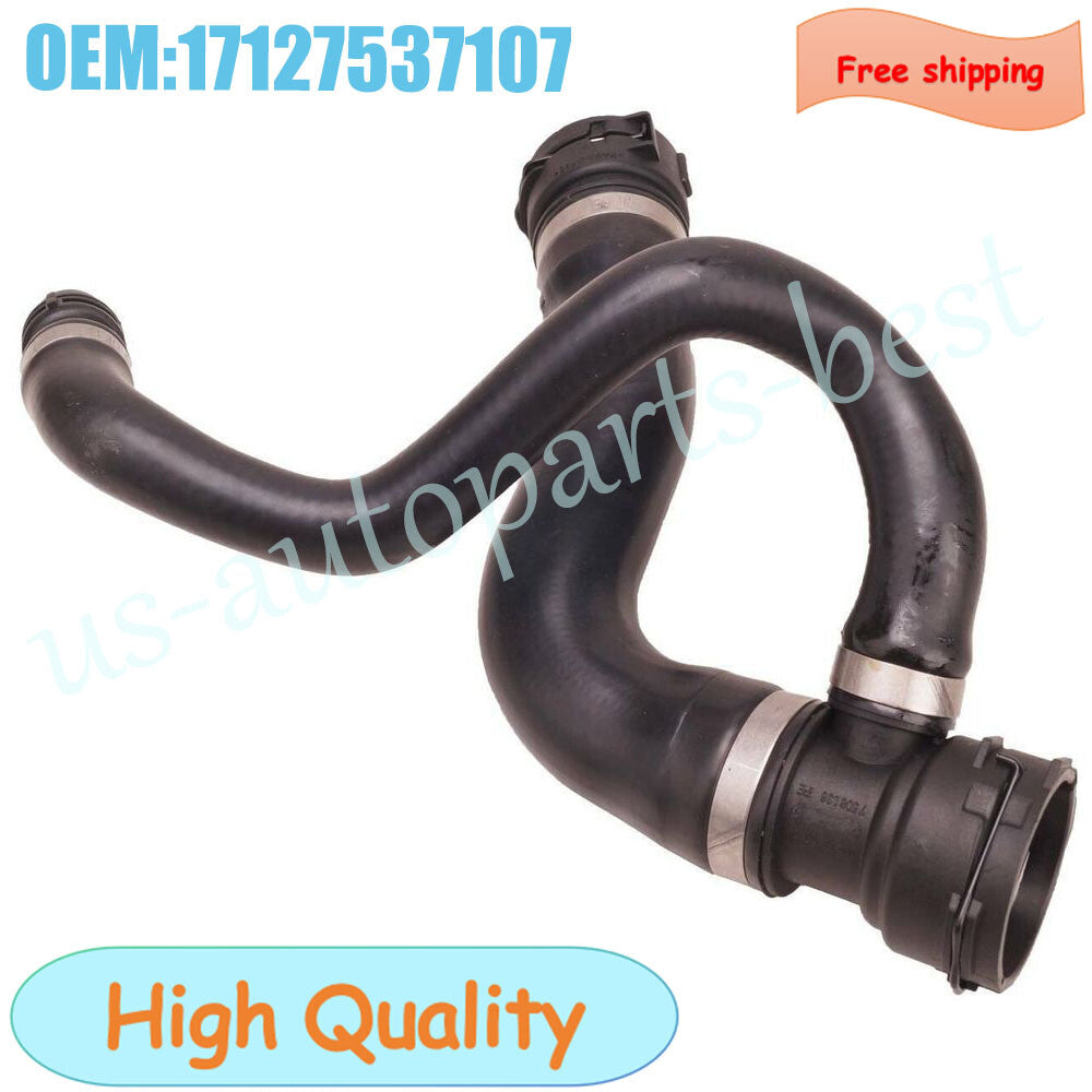 Engine Coolant Radiator Hose Pipe Upper 17127537107 for BMW E70 X5 07-10 l6 3.0L