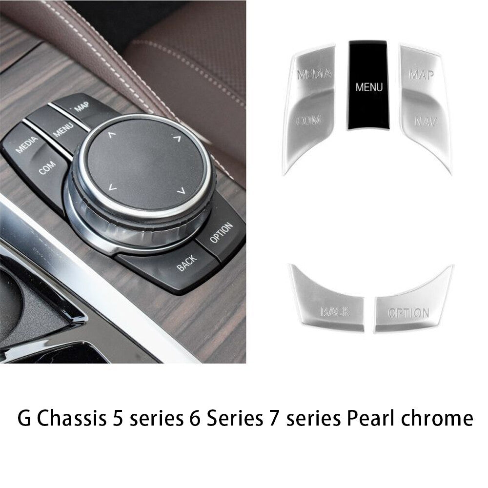 Multimedia Switch Button Cover Repair Kit for BMW 7 Series 2016-2022 G12