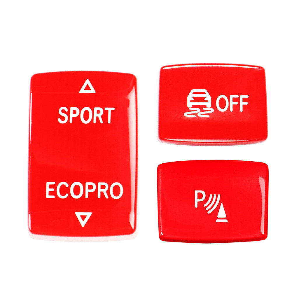 3 Pcs Gear Shift Button Trim for BMW F20 F21 F22 F23 F30 F31 F34 F32 F33 F36