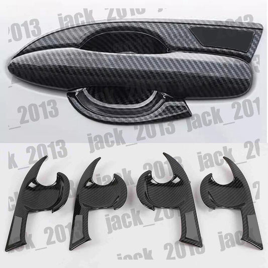 for Toyota for Corolla 2019-2023 ABS Carbon Fiber Exterior Side Door Bowl Cup Cover