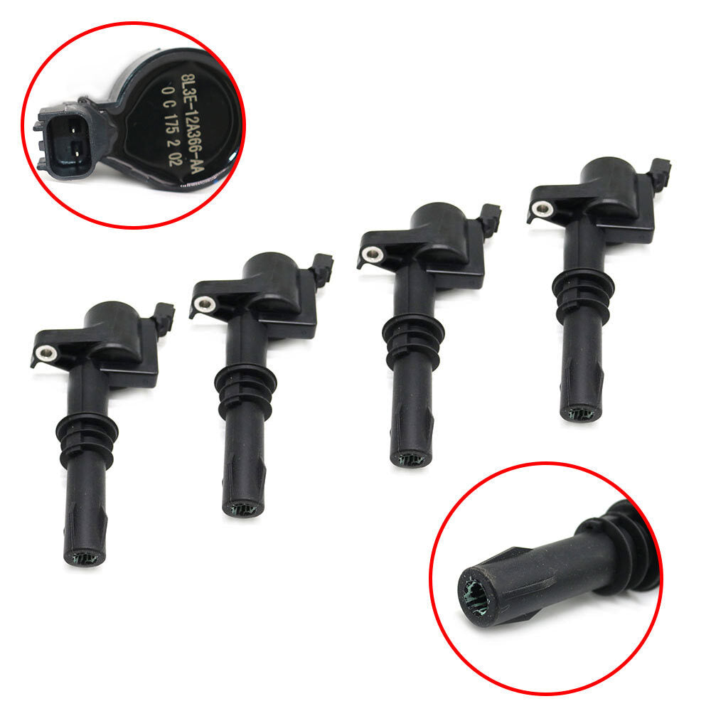 4Pcs Ignition Coil Fits for Ford Expedition for Mustang for Mercury Mountaineer 8L3E12A366AA
