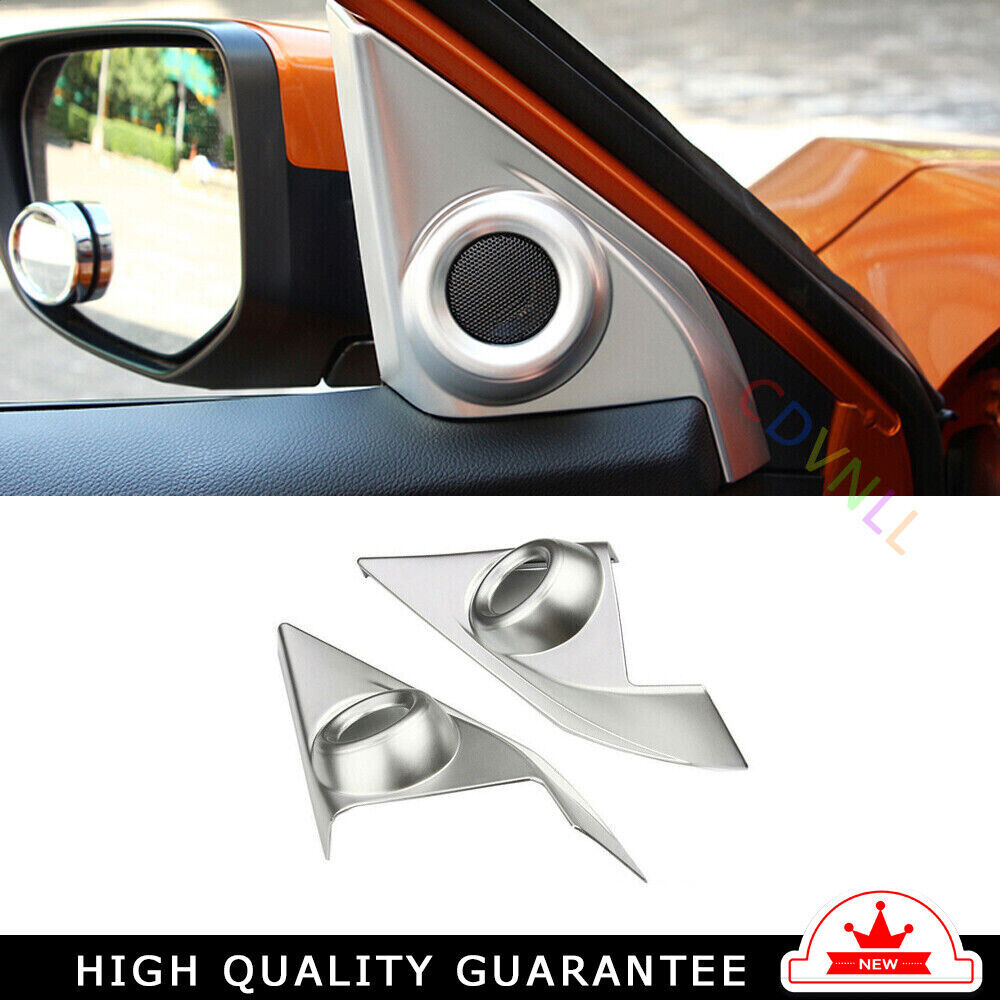 A Post Front Triangle Cover Trim 2 for Honda for Civic 10th 2016-21 Silver Matte