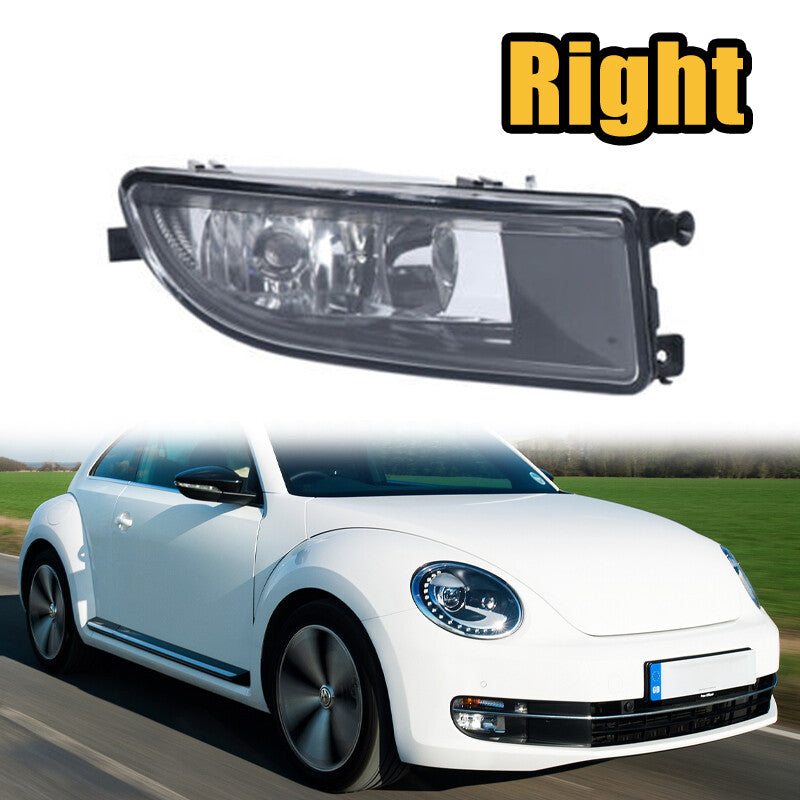 Transparent Lens for Volkswagen Beetle Front Bumper Halogen Fog Lights (2012-2013-2016)