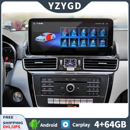 for Mercedes for Benz ML GL GLE GLS 2012-2019 Stereo CarPlay 2Din Car Radio Receiver