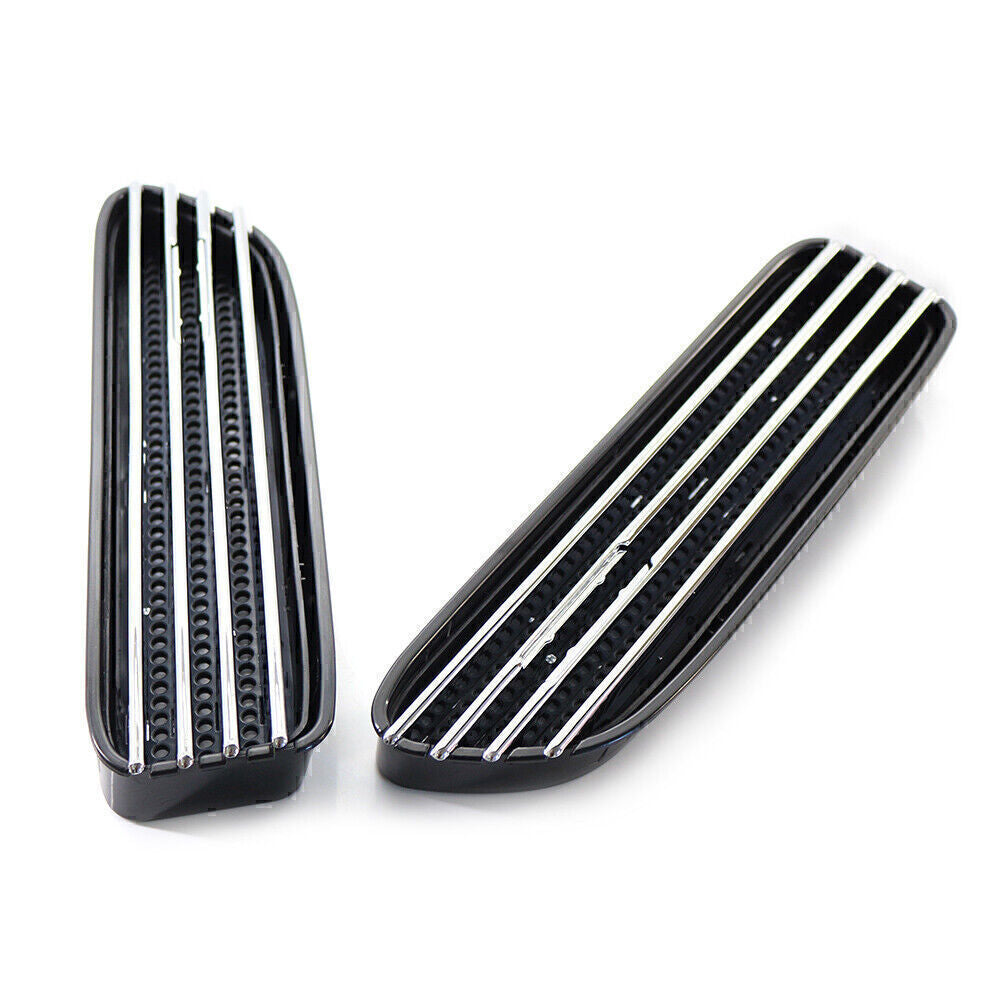 Paar Air Intake Flow Side Fender Vent Hood Scoop CoverFit for BMW E46 M3 2001-2006