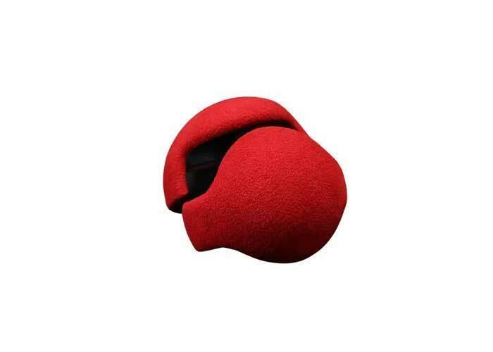 Fit for Ford for Mustang 2015-2022 Red Suede Gear Shift Knob Shifter Lever Trim 2PCS