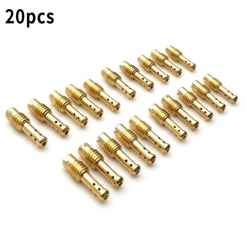 20pcs Carburetor 12.5 60 Parts For Jet 8 Bleed Holes Kit For VM