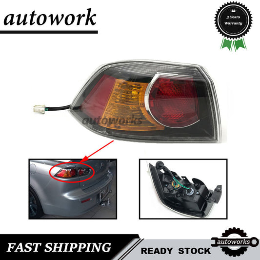Tail Light Lamp Left Driver Side Fits for Mitsubishi Lancer 2009 2015 MI2804103
