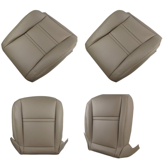 for Toyota for Land Cruiser 1990-1997 4PCS Leather Driver  Passenger for Seat Covers