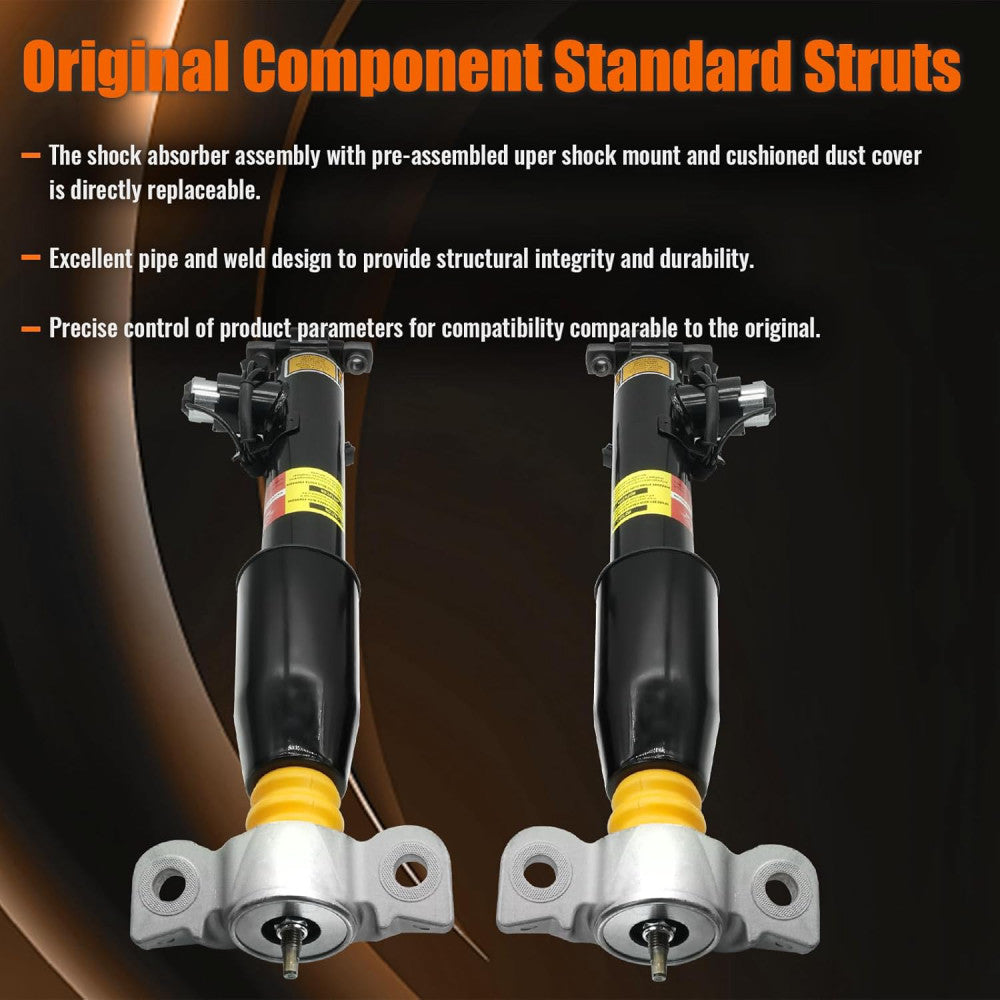 Pair Front Hydraulic Shock Absorbers Struts ADS for Mercedes W140 S320 S500 S600