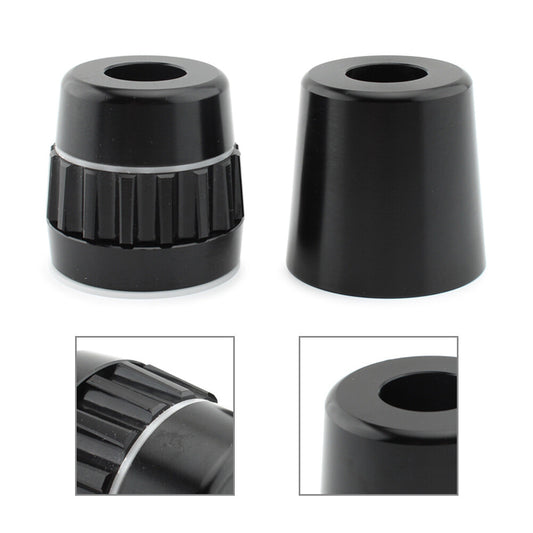 for BMW F700GS F800GS K1100 2x Black Throttle Lock Cruise Control Clamp End Bar