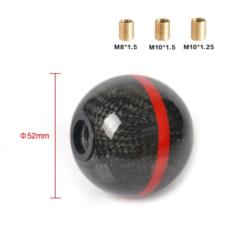 Automatic gear shift lever, black carbon fiber, suitable for Honda for Acura