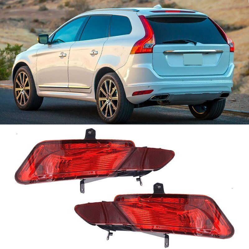 Rear L/R Bumper Reflector Fog Light Brake Lamp Parking for Volvo XC60 2014-2017