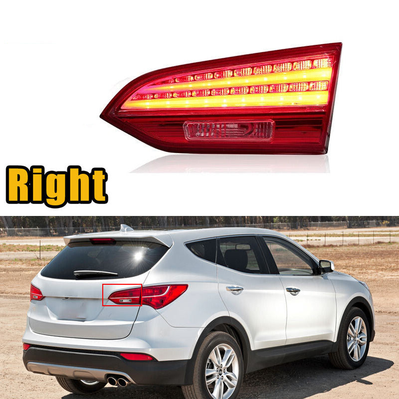 Right inner LED taillight for Hyundai Santa Fe 2013-2016 brake light and turn signal.