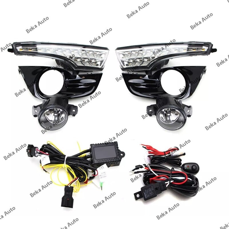 Suitable for Nissan Altima Switchback LED Daytime Running Lights with Clear Fog Light Kit