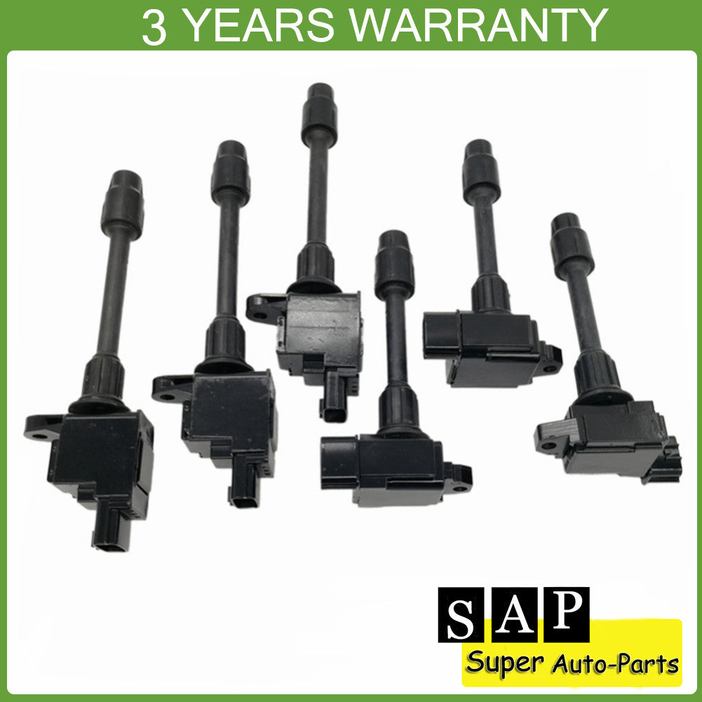 6X Ignition Coils for Nissan Maxima for Infiniti I30 2000-01 22448-2Y005 22448-2Y000