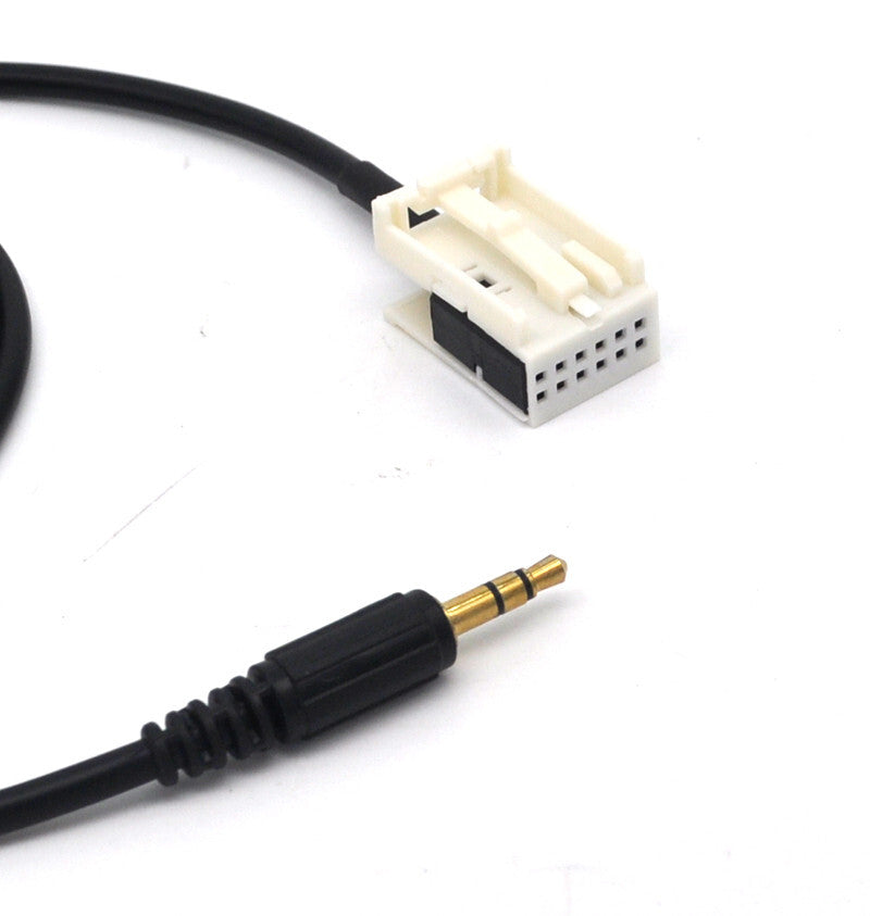 Retrofit AUX input in mp3 music cable adaptor for BMW E60 04-2010 E61 E63 E83