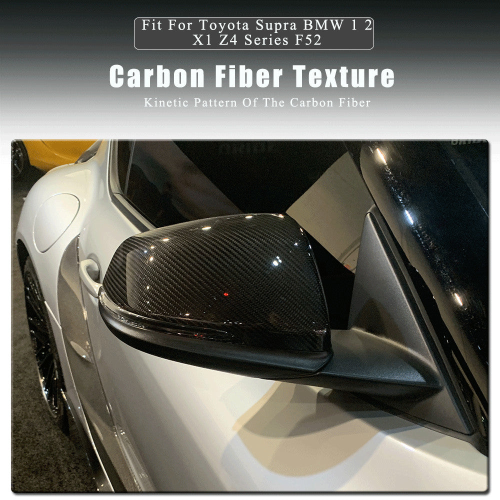 Fit for Toyota Supra 2018-2020 Side Mirror Cover Caps Replacement REAL CARBON