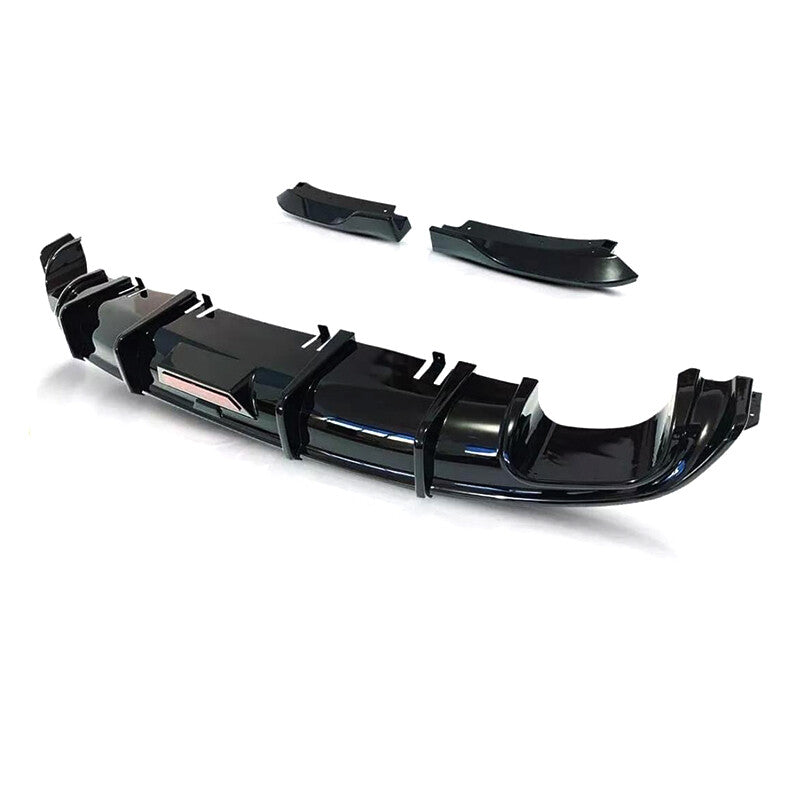 Fit For 2022 2023 11th for Honda for Civic Sedan Rear Body Lip Diffuser Splitter W/LED