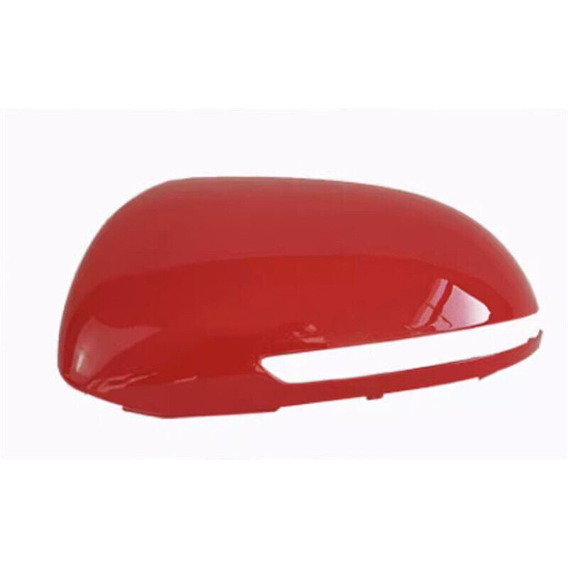Red Left Side Rearview Mirror Shell Cover Cap Fit for Kia Pegas 2017-2019 1PCS