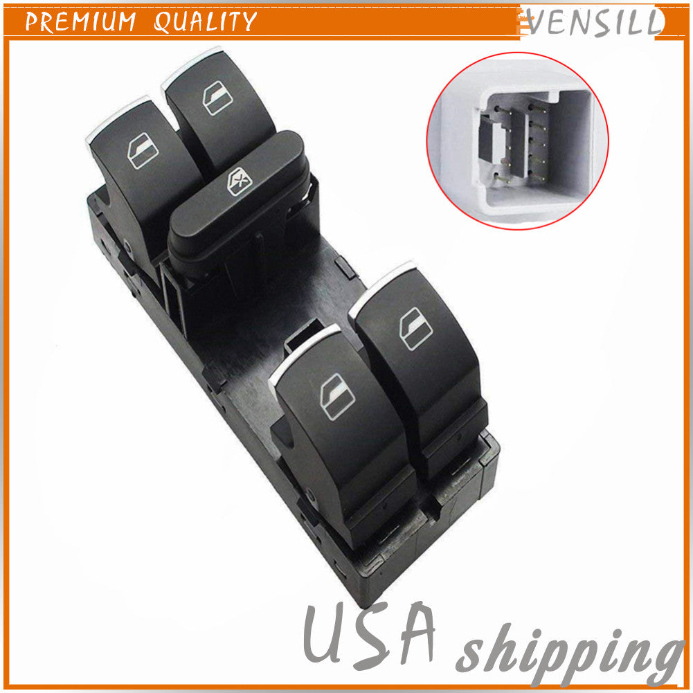 Power Window Switch Driver Side 5ND959857 for VW CC for Jetta for Passat for Tiguan Touran