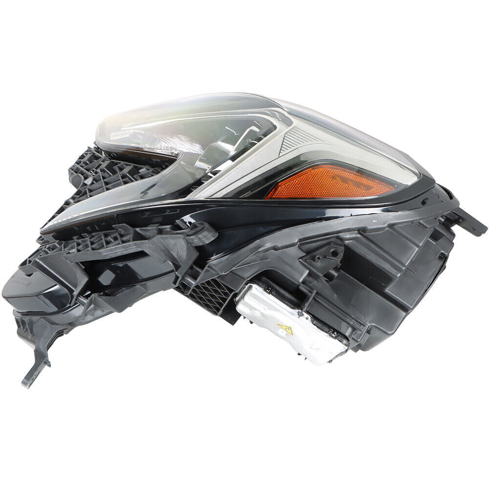 LH Headlights For 2018-2021 for GMC Terrain Headlamps Clear Xenon HID Chrome