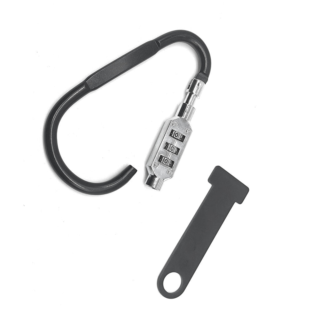 Motorcycle Black Helmet Security Lock And T-bar Tool Fit for Harley for Honda for Yamaha