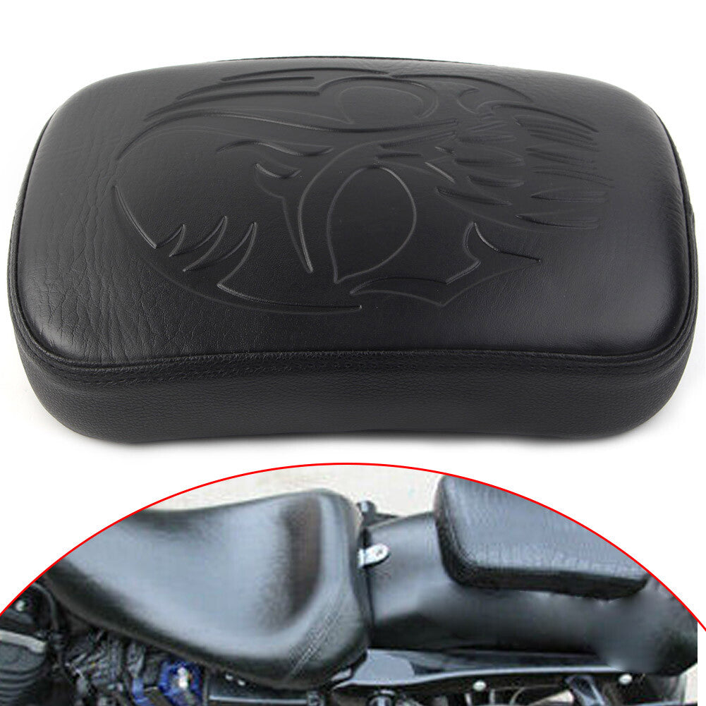 Rear Passenger Pillion Pad Fender for Seat 8 Suction Cup for Harley Bobber Sportster