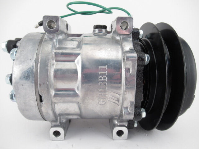 FITS LINK-BELT CASE KOBELCO KHR3241 KHR3197 SD7H13 TYPE SANDEN A/C COMPRESSOR