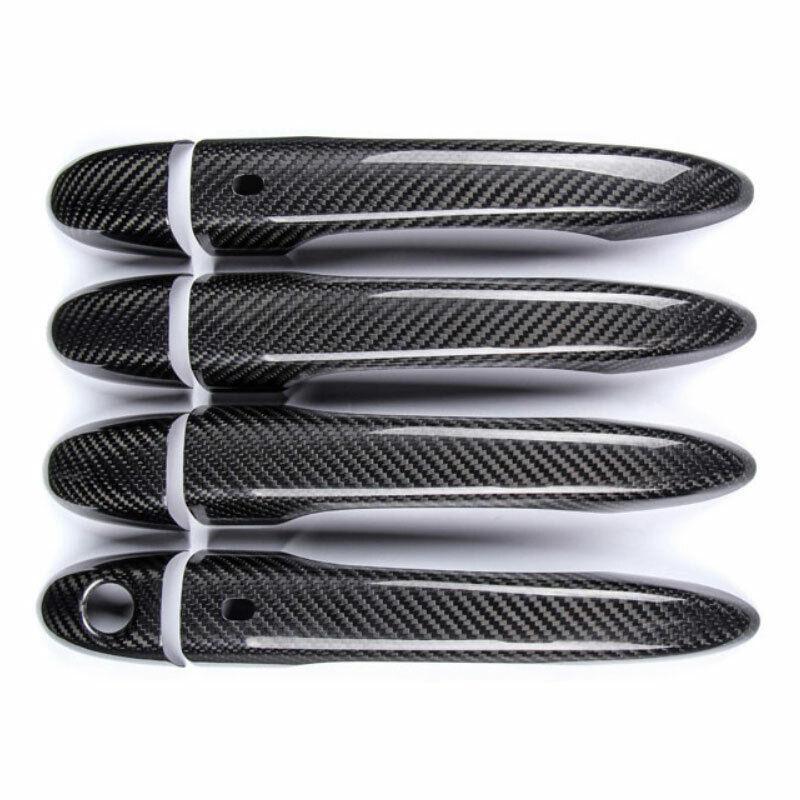 Fit For 2014-2021 for Maserati Ghibli Carbon Fiber Door Handle Cover With for Smart Hole