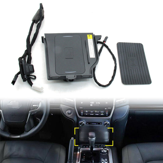 Wireless Charger Phone Fast Charging Pad for Toyota for Land Cruiser LC200 2016-21