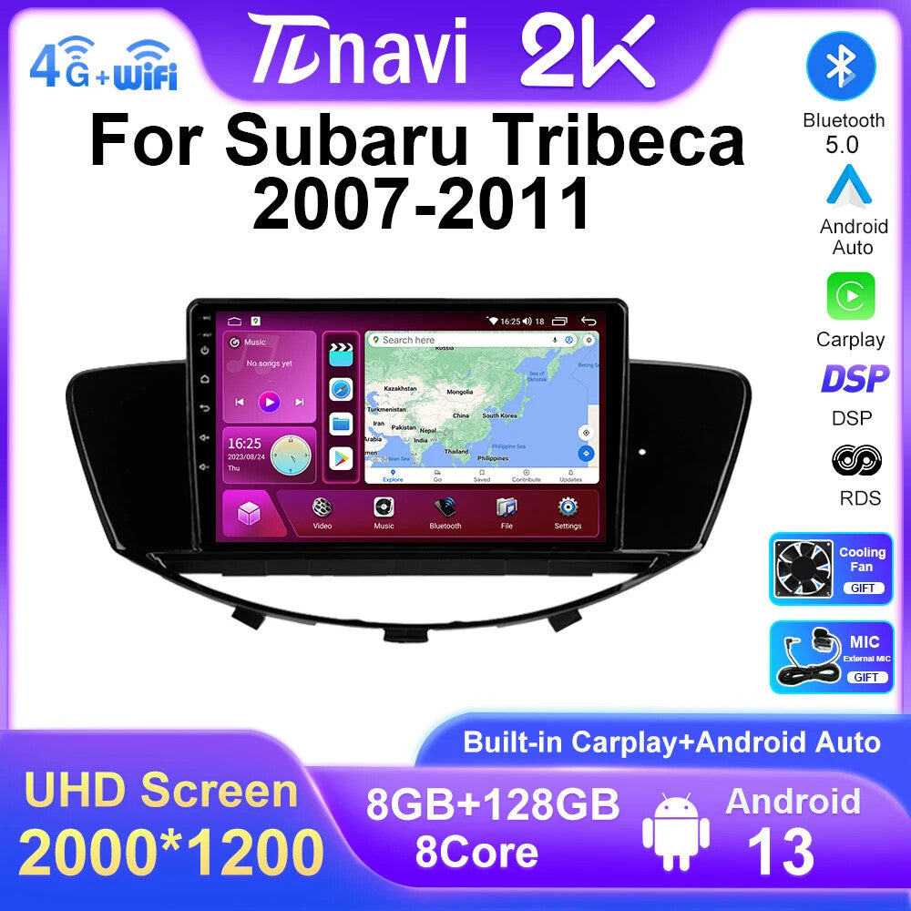 Screen for Subaru Tribeca 2007-2011 Car Multimedia Radio Playe GPS Navi Android