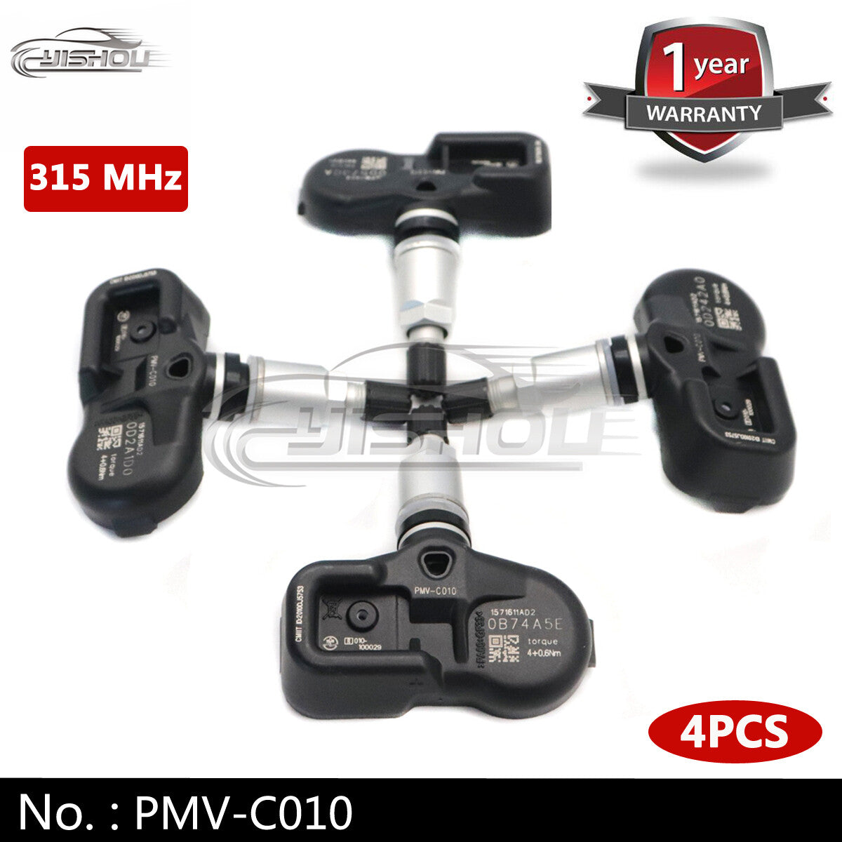 4-pack TPMS tire pressure sensor PMV-C010 (42607-30060) for Toyota for Scion and for Lexus
