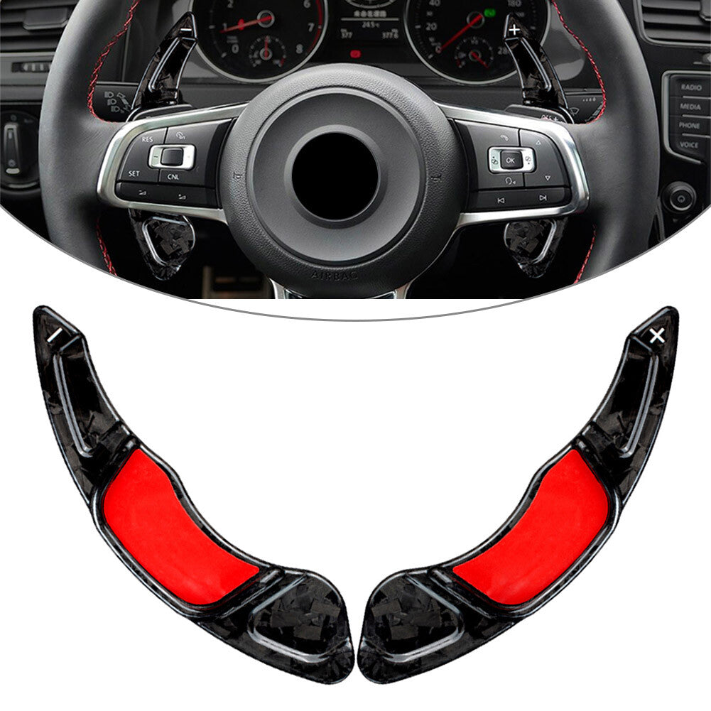 Steering Wheel Paddle Shifter Extension 2PCS Fit for VW for Golf 7 MK7 GTI R MK7.5 Polo