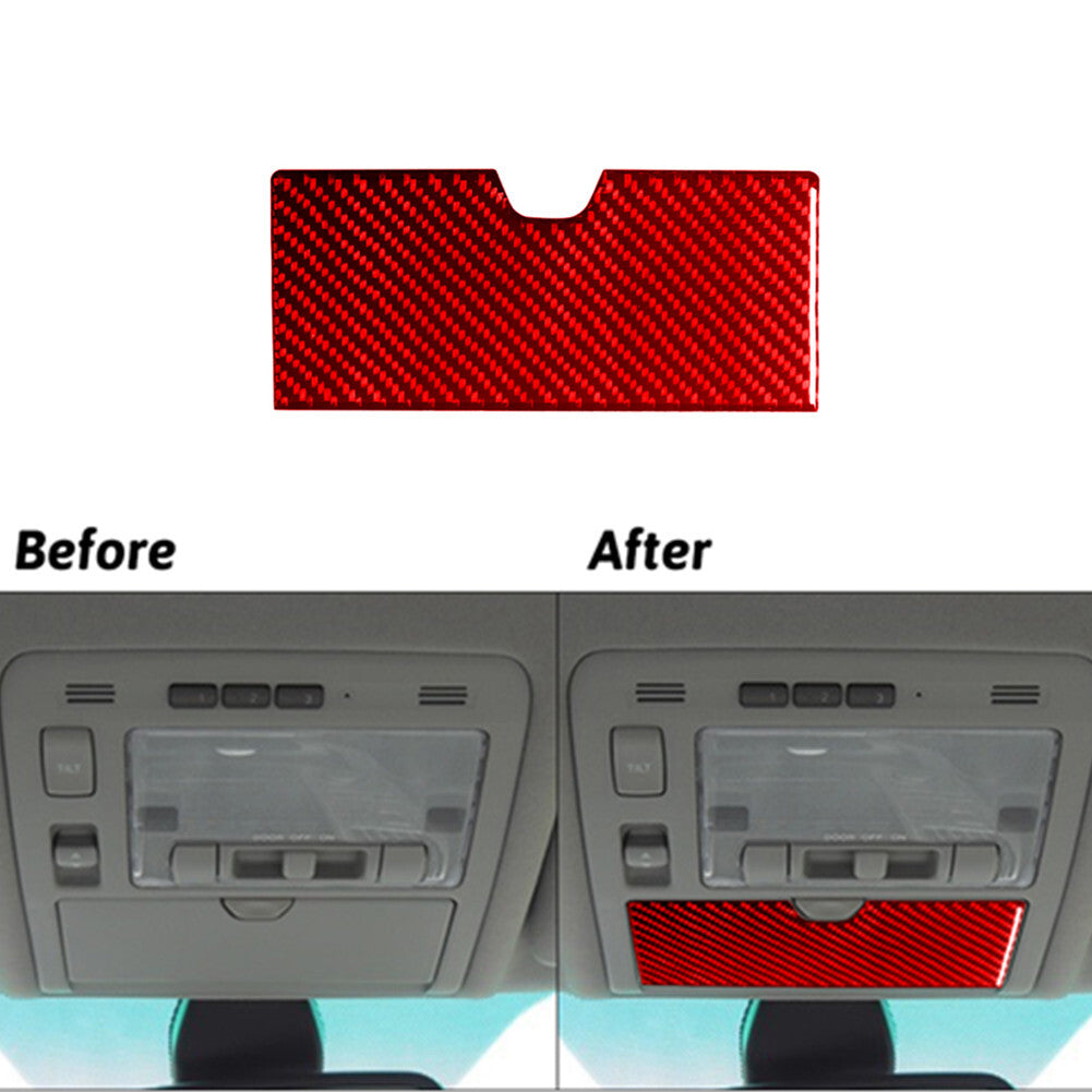 Red Carbon Fiber Overhead Console Plane Trim for LEXUS RX330 RX350 2004-2009